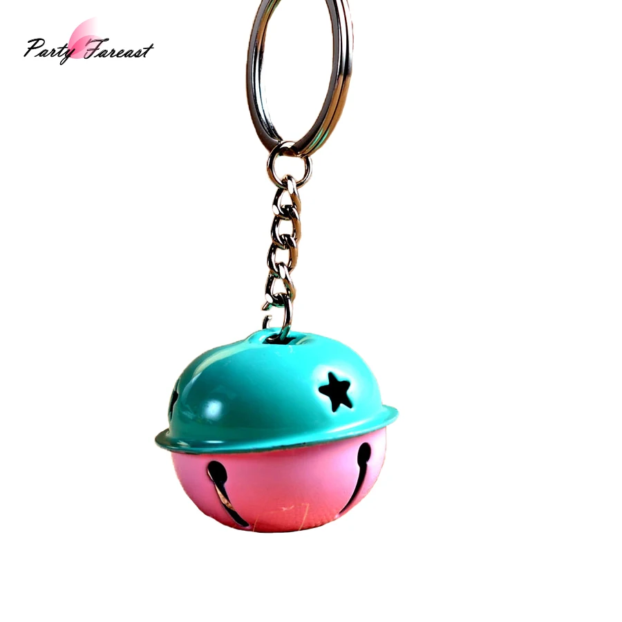 

Two-color Metal Bells Keychain Cute Keyring Baubles Pendant for Key Women's Bags Purse Keychains Chaveiro Accessories YS075