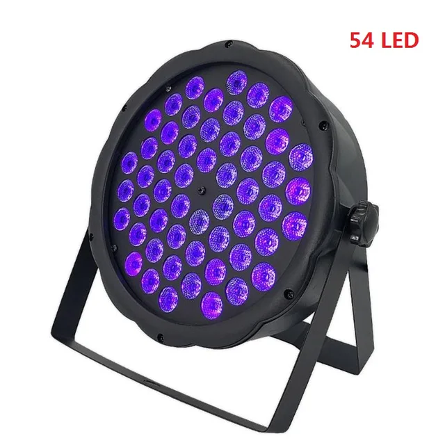 Buy 12/36/54LED UV Purple Stage Par Light 60W DMX 8