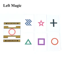 ESP флэш-принтер магические трюки волшебник предсказать выбор карты Magia этап Крупным планом мерцающий ментализм флэш развивающие карточки