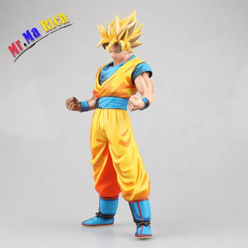 Anime Figure 27cm Dragon Ball Super Saiyan 2 Goku Comic Ver Son Goku Pvc Action Figure
