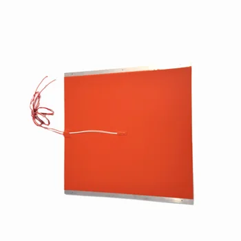 

240V 800W 400*400mm Heat Bed with 4mm thickness aluminium plate(6*3mm holes on plate) 100k thermistor middle 1000mm lead wire