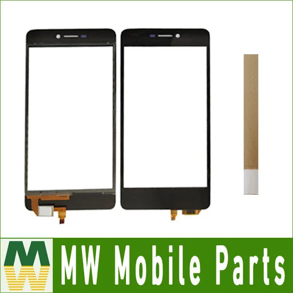 1 шт./лот для Micromax Canvas Juice A1 Q4251 сенсорный экран дигитайзер Сенсорное Стекло Запасная часть черный цвет с клейкой лентой