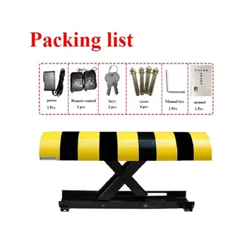 

2 remote controls PARKING BARRIER lock CAR BOLLARD VEHICLE DRIVEWAY CAR SAFETY SECURITY car space reserved
