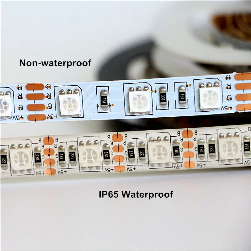 Гибкая светодиодная лента 0 5 м 1 2 3 4 SMD 5050 В USB RGB с мини клавишами/24 клавишами IR/44 IR/17