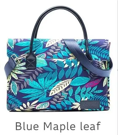 Бренд Kinmac сумка-мессенджер женская сумка для ноутбука 1", 14", 1", 15,6", сумка чехол для MacBook 13,", 15,4", Прямая поставка - Color: Blue Maple Leaf