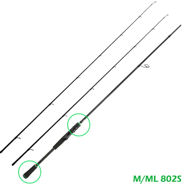 TSURINOYA PLEASURE V 2,13 м 2,43 м/мл Мощность с 2 наконечниками SIC направляющее кольцо бас углеродная Удочка приманка - Цвет: Синий