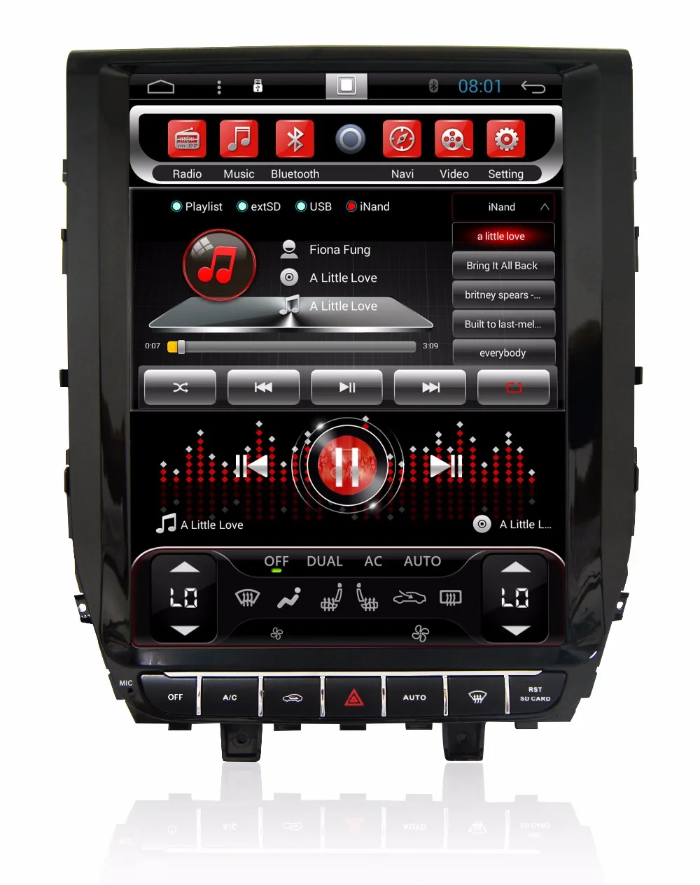 Cheap Otojeta vertical screen tesla Quad core 32gb rom Rockchip px3 Android 7.1 Car Multimedia Radio for Toyota  Land cruiser 2016 0