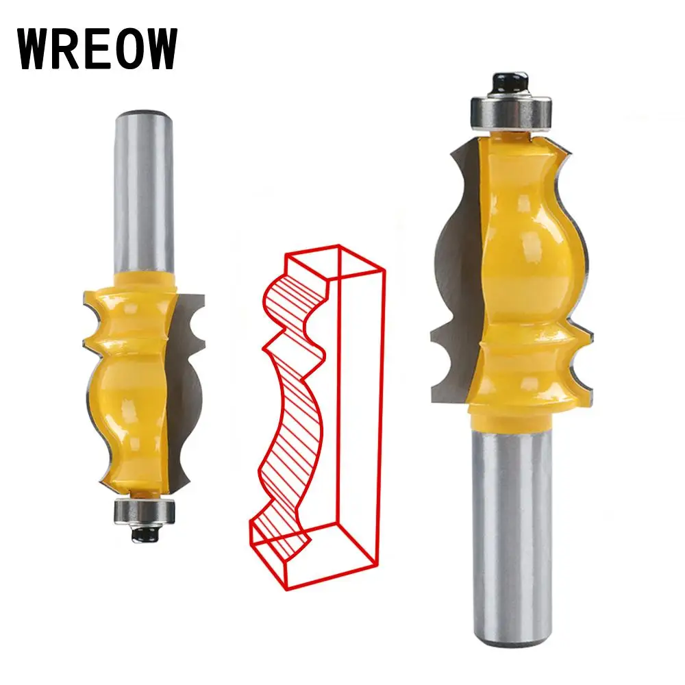 1/2 Inch Shank Fishtail Handrail Router Bit Milling Cutters for