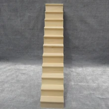 1/12 деревянный кукольный домик ступенька лестницы Стрингер шаг вправо/Reft предварительно собранный 1:12 миниатюрная мебель игрушки детские игрушки