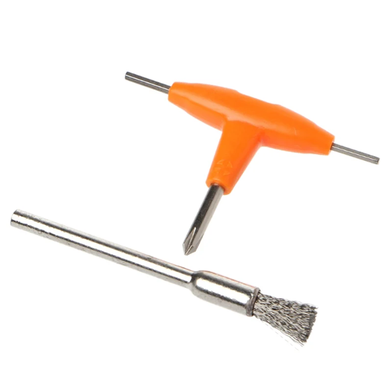 T Type Screwdriver + Cleaning Brush Kit Electronic Cigarette Atomizer