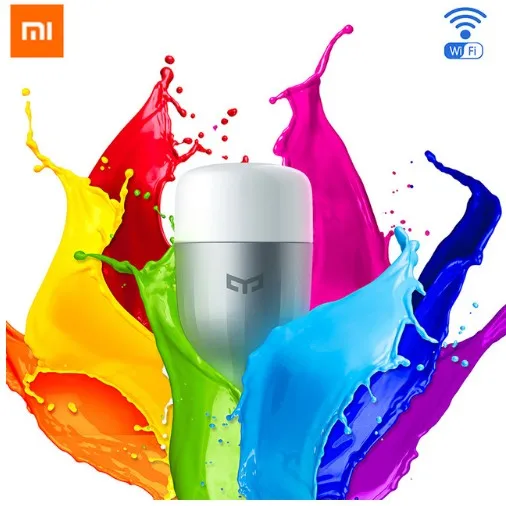Original Xiaomi Yeelight Blue II LED Smart Bulb Color E27 9W 600 Lumens Mi Light Smart