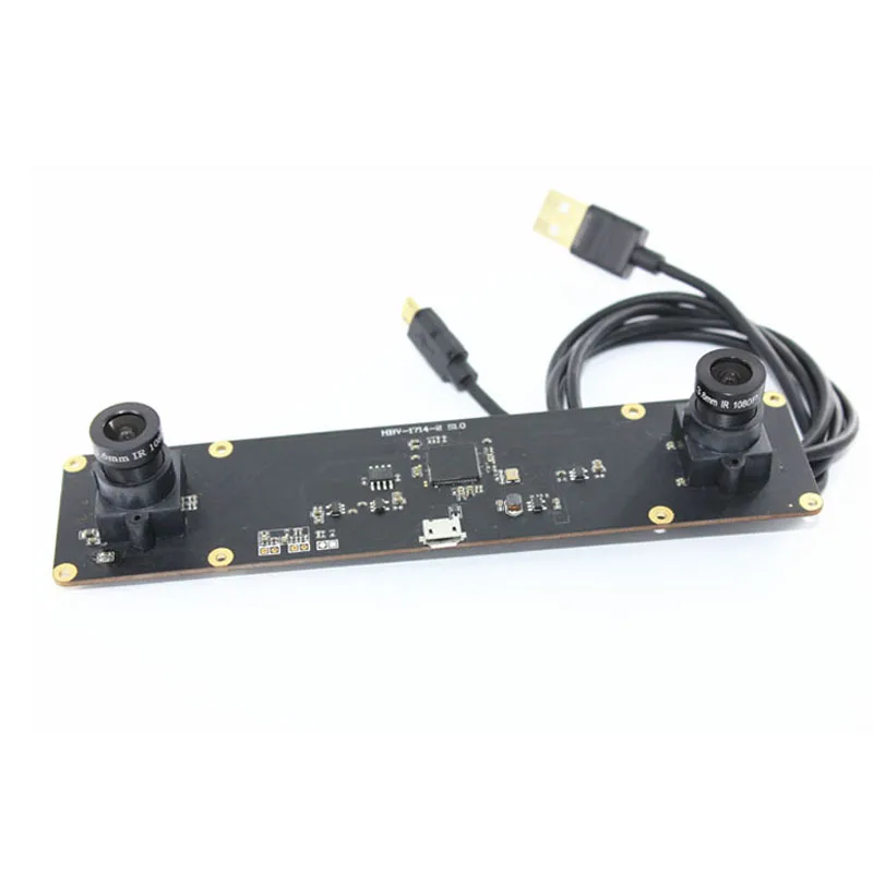 1.3 Megapixel Micro USB Camera Module interface 60fps CMOS dual lens camera module with free driver 2mp 60fps color global shutter usb camera high speed moving capture 2 megapixel webcam with cs lens 5 50mm 2 8 12mm