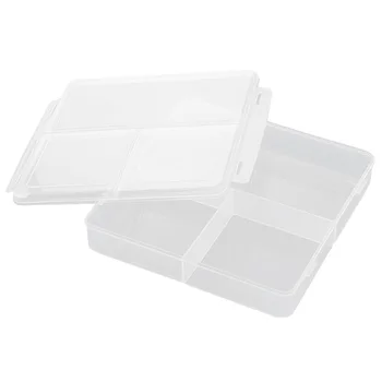 

1 Pc Kitchen Storage Box Sealed 3 Compartments Plastic Fridge Box Food Container Crisper For Vegetables Snacks Fruits