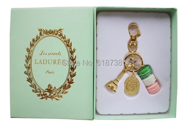 2015 New Macaroon keychain with K letter-gift box.jpg