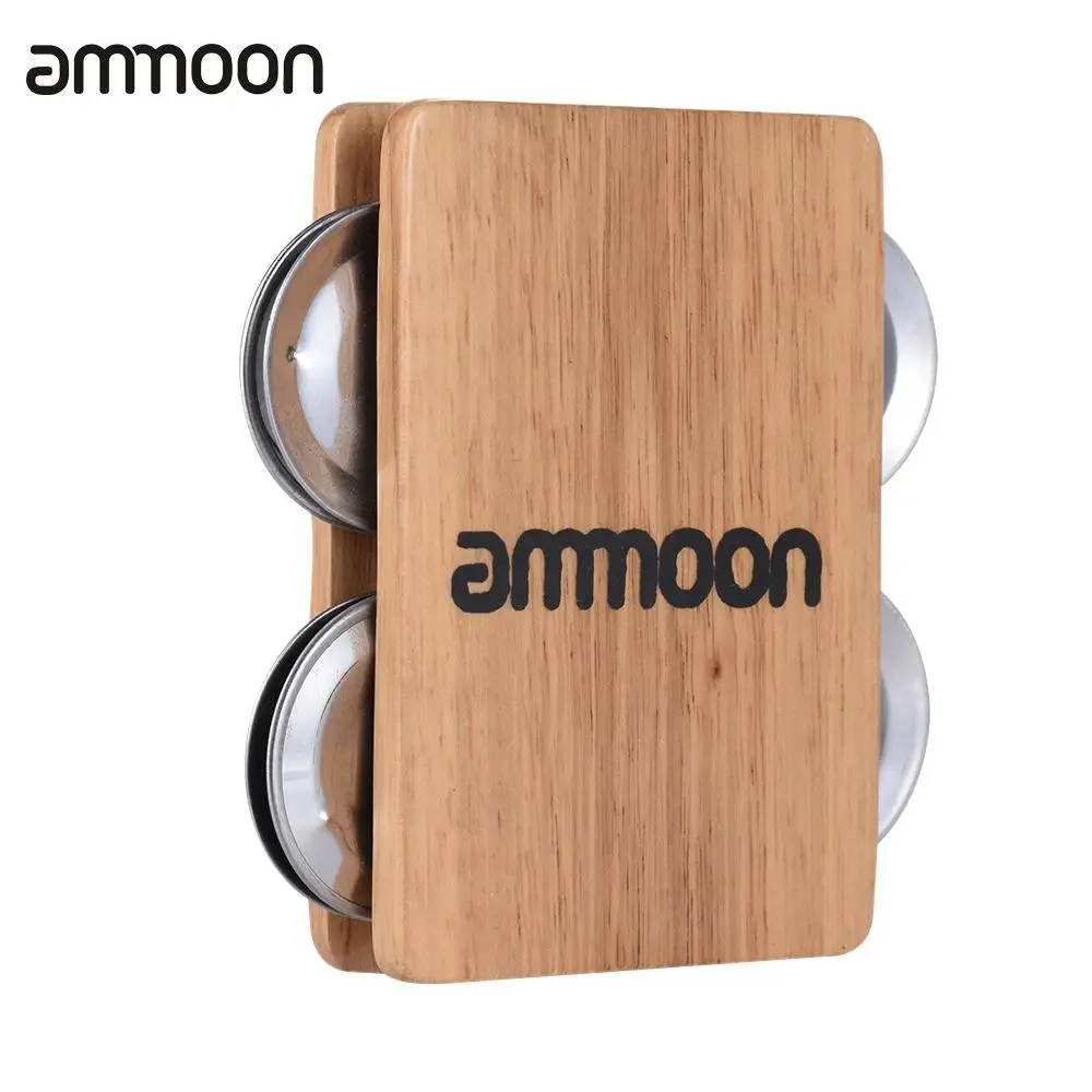 Ammoon 4 bell Jingle Cajon Box Аксессуары для ручных ударных инструментов|accessories boat|box