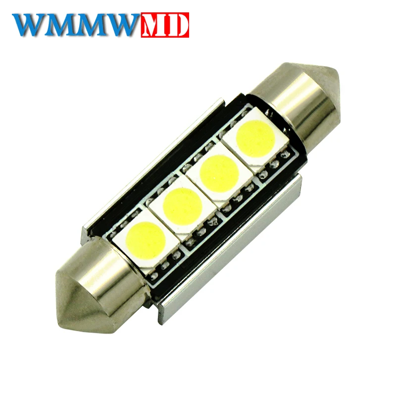 

31mm 36mm 39mm 41mm C5W C10W CANBUS NO Error Auto Festoon Light 8 SMD 5050 LED Car Interior Dome Lamp Reading Bulb White DC 12V