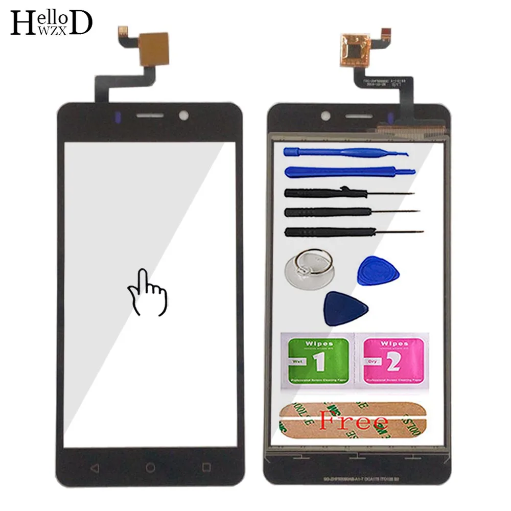 

Mobile Phone Touch Panel For Tele2 Maxi LTE Touch Screen Digitizer Repair Touchpad Front Glass Lens Sensor Tools Adhesive