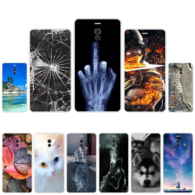Slim Case For Meizu M2 M3 M5 M6 Note Soft Silicone Matte Ultra Thin TPU U10 U20 Back CatDog Cover Protector |