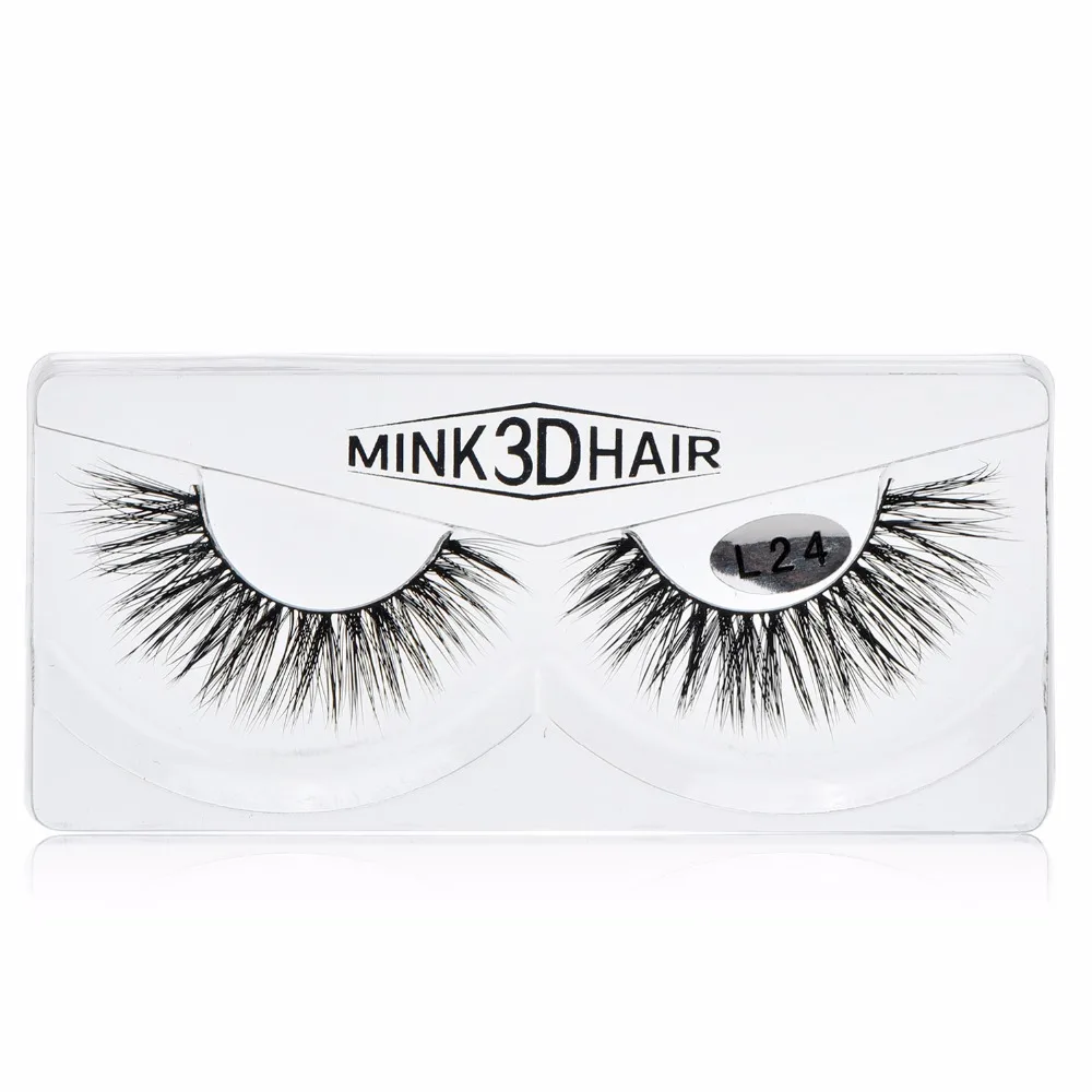 3D Mink Lash Cilios Posticos Crossing Full Strip Eyelash Extension Party Eye Make Up Tool L24 | Красота и здоровье