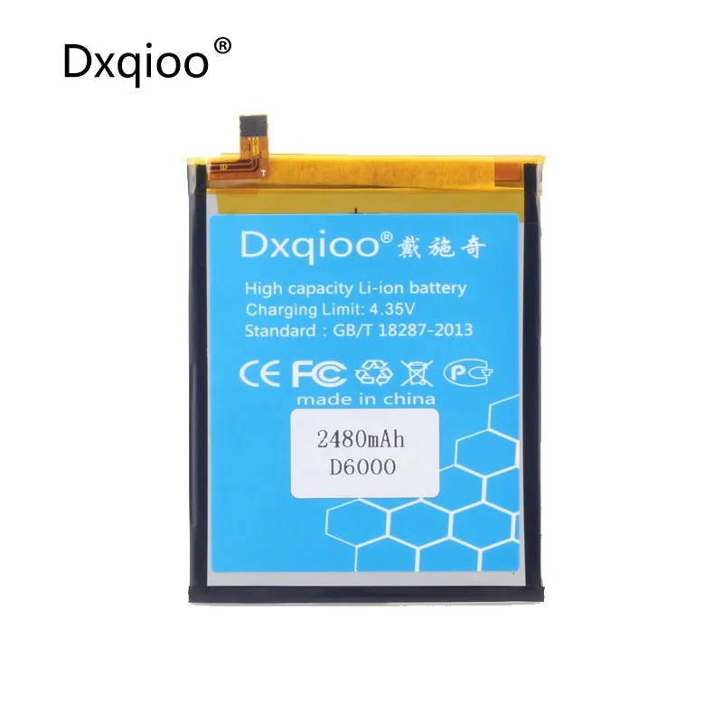 Dxqioo AAAAA+ батарея мобильного телефона подходит для innos D6000 BAK U366074P батареи