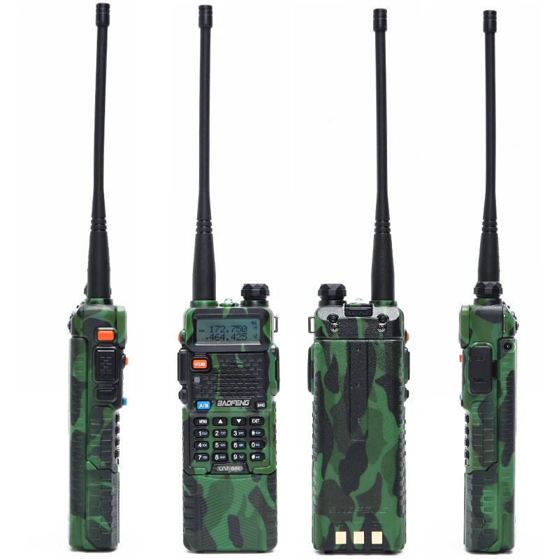 2 шт Baofeng UV-5R с 3800 мАч длинной литий-ионной батареей рация Двухдиапазонная VHF+ UHF UV5R Ham двухсторонняя рация+ 2 шт NA-771 антенна