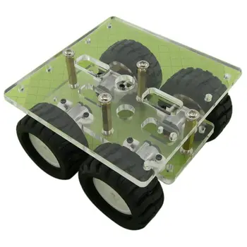 

Transparent Acrylic N20 4WD 2 Layer Smart Car Chassis Robot DIY Kit