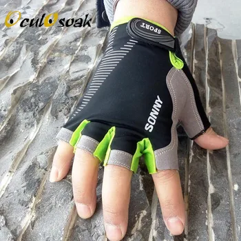 

2019 New Fashion Gloves Half-finger Mittens Fingerless Gloves for Men Women Exercise Luva Tatica Guantes