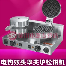 Uwb-2 коммерческие электрическое отопление двойной ползунок вафельный машина mcmuffins коммерческих sconced машина