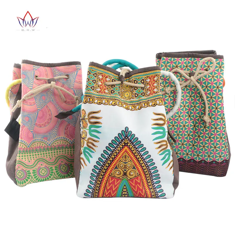 

New Designs Ankara Fashions Handbag Print Wax Cotton Womens Handbags Shoulder Bags Fashions Style Gift for Christmas BRW WYB14
