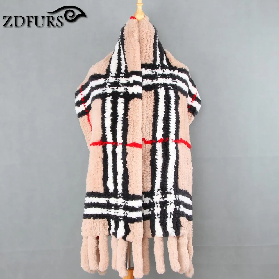 ZDFURS* Европейский Хит, большой цвет, осень и зима, цветной воротник, комбинированный цвет, теплая шаль, импортные шарфы с кроликом, женский специальный