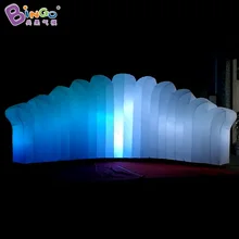 7X3 м красочные Светодиодный Надувные светильники стены для романтической свадьбы, вечеринки украшения взрыва фото стенки