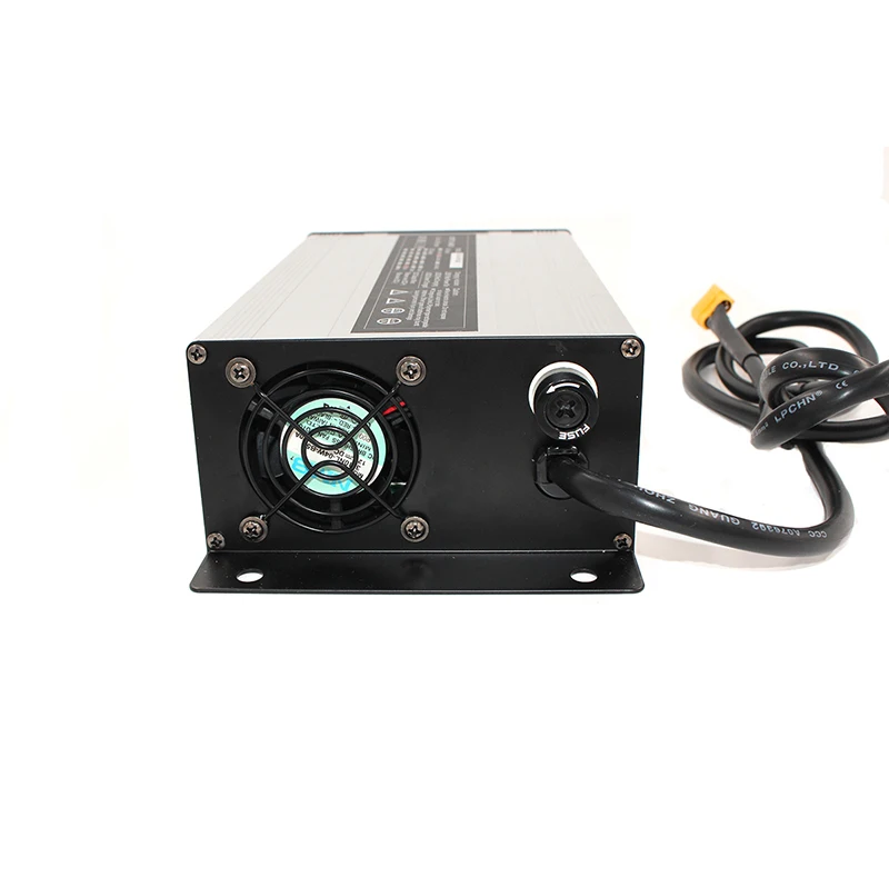  58.4V 15A Charger 48V LiFePO4 Battery Smart Charger Used for 16S 48V LiFePO4 Battery Input 220V Alu - 32831364434