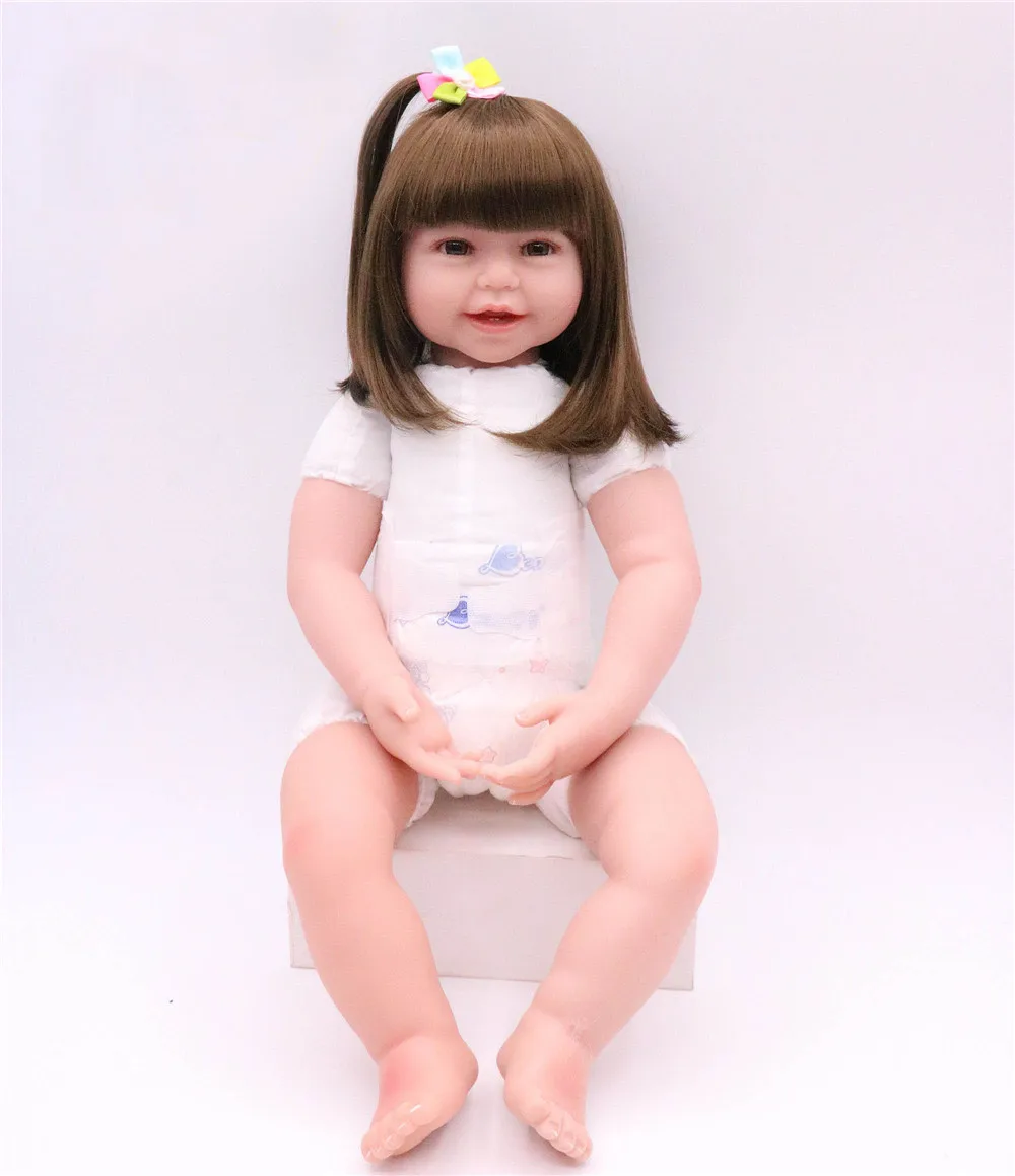 Bebes reborn кукла принцесса для девочек 60 см виниловый силиконовый reborn baby dolls real alive baby dolls игрушки для ребенка подарок высокое качество