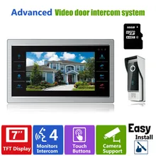 Homefong Video Door Phone Doorbell with Camera Intercom Video Intercom Recording Photo/Video Support 16GB SD Card Included