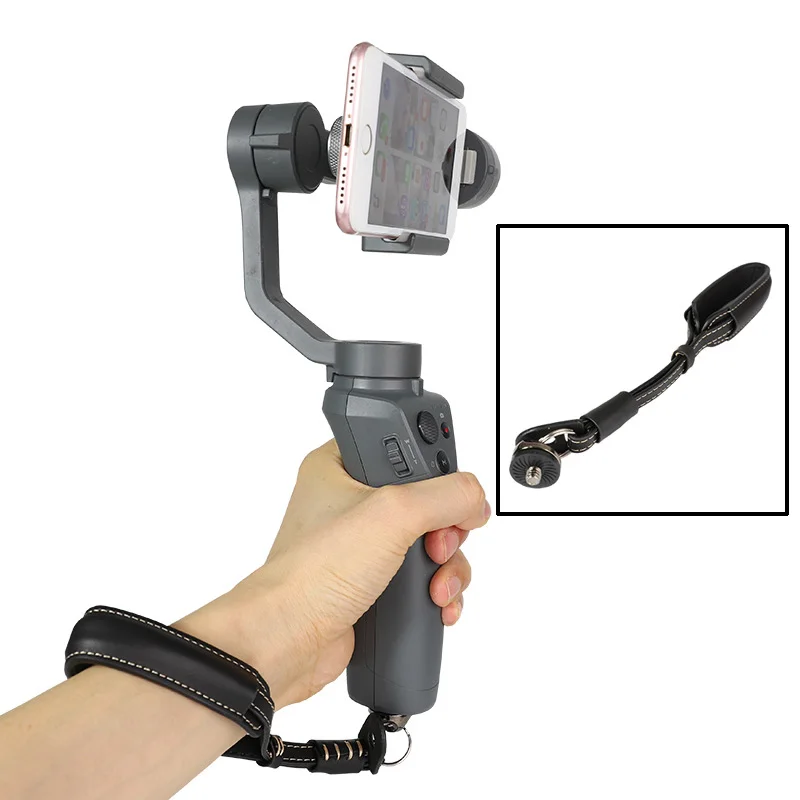 Adjustable Wrist Strap Lanyard for DJI OSMO Mobile 2 Handheld Gimbal-Black 