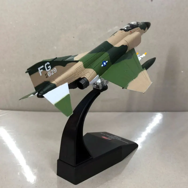 AMER 1/100 масштаб военная модель игрушки США Макдоннелл Дуглас F-4C Phantom II истребитель литой металлический самолет модель игрушки для коллекции