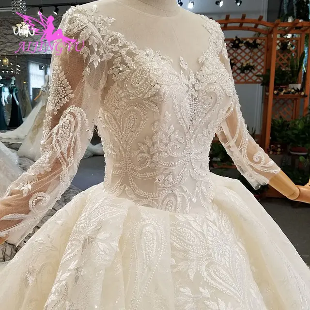 AIJINGYU Wedding Dresses For Sale Ivory Lace Gowns White Corset Custom