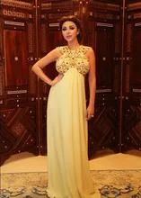 A-line Prom Kleider 2017 Oansatz Sleeveless Backless Bodenlangen Chiffon Mit Kristall Perlen Formale Kleider Lange Abendkleid 2016