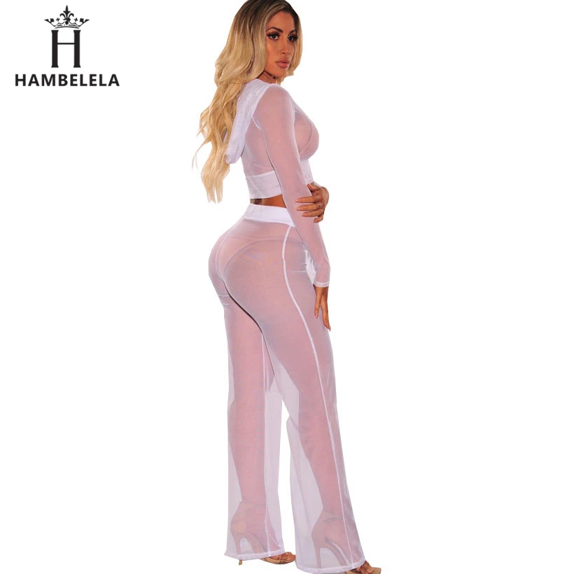 HAMBELELA Sexy Mesh Bodysuit Women Transparent long Sleeve Hooded Fishnet Playsuit 2018 Sexy Rompers Womens Jumpsuit Body Mujer (5)