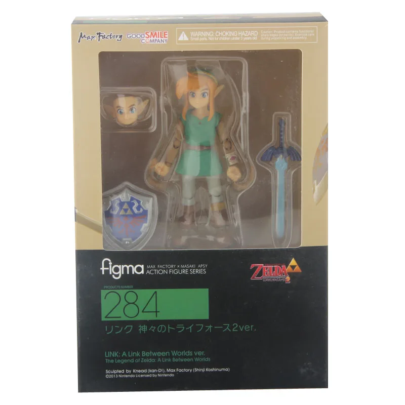Figma 284 легенда о Зельде ссылка фигура связь между мирами версия модели игрушки 14