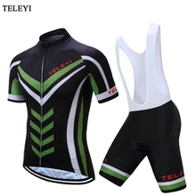 TELEYI Мужская велосипедная Джерси Ropa Ciclismo conjunto ciclismo велосипедная спортивная форма велосипедная одежда костюм велосипедные майки шорты комплект