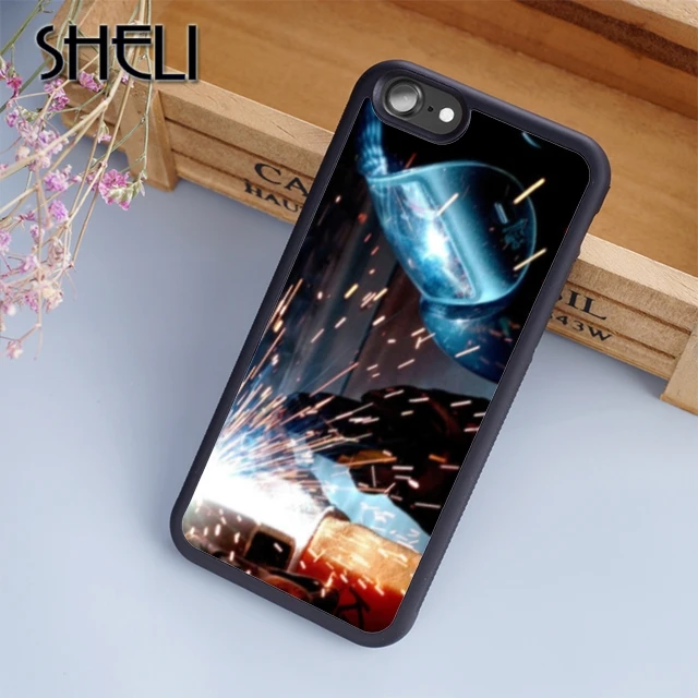 SHELI сварочный горячий металлический рабочий Solderin чехол для телефона iPhone 5 6 6s 7 8 plus
