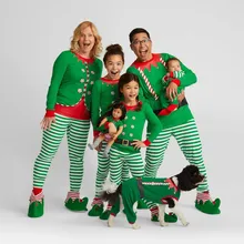 Семейные комплекты Рождественская Пижама Ночное мама и папа взрослых детская одежда для сна пижамы одежда для вечеринки Pjs наряды