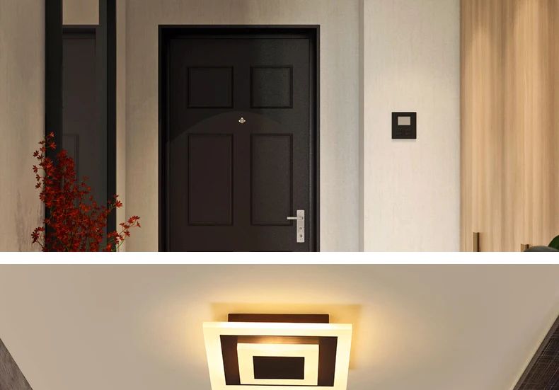 Modernas Luzes de Teto para Corredor Corredor Varanda Teto Lâmpadas 7w Quarto Iluminação de Teto Luminaria Lamparas de Techo de Acrílico 9 Cheap Luzes de teto