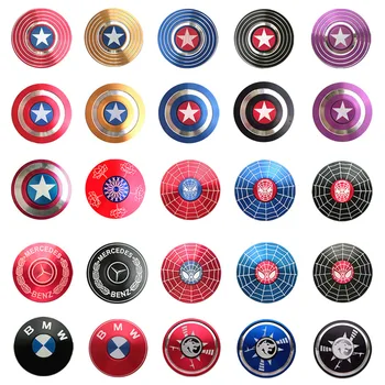 

Captain America Shield Fingertip Gyroscope Aluminum Finger Decompression Toy