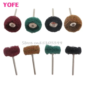 

12Pcs 1" 25mm Abrasive Wheel Buffing Polishing Wheel Set For Dremel Rotary Tool G08 Whosale&DropShip