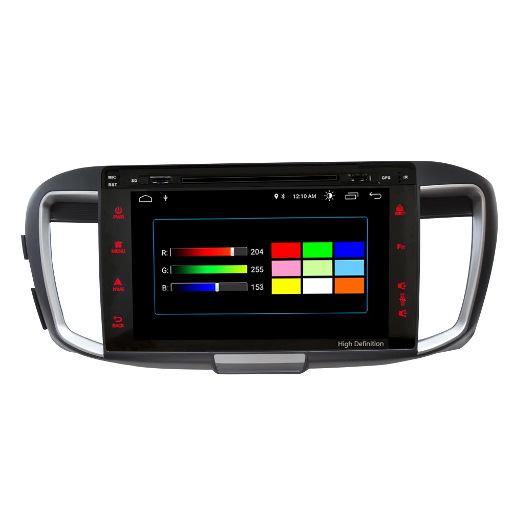 

4G LTE Android 8.1 2G RAM car gps multimedia video radio DVD player in dash for honda accord 9 generation navigation stereo