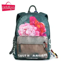 Bvlriga mujeres mochila viajes impresión floral back pack escolares mochilas para adolescentes niñas bolsa de la escuela de diseño mochila