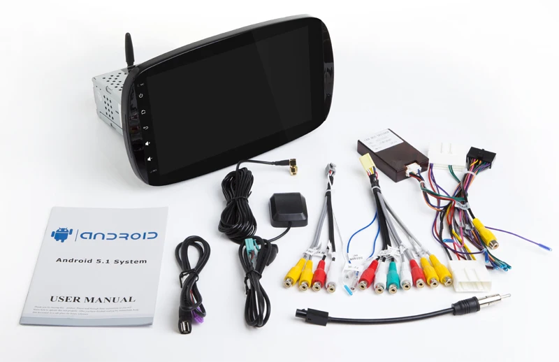 Cheap 9 Inch Auto Radio Sat Navi Car Android 7.1.1 DVD GPS Player For Mercedes Benz SMART 2015 2016 Radio Bluetooth Wifi/4G MirrorLink 7