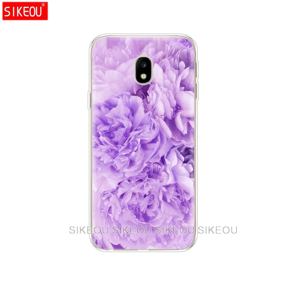 Силиконовый чехол для телефона Samsung Galaxy J3 J5 J7 2017 J330 J530 J730 PRO j2 2018 модный фиолетовый